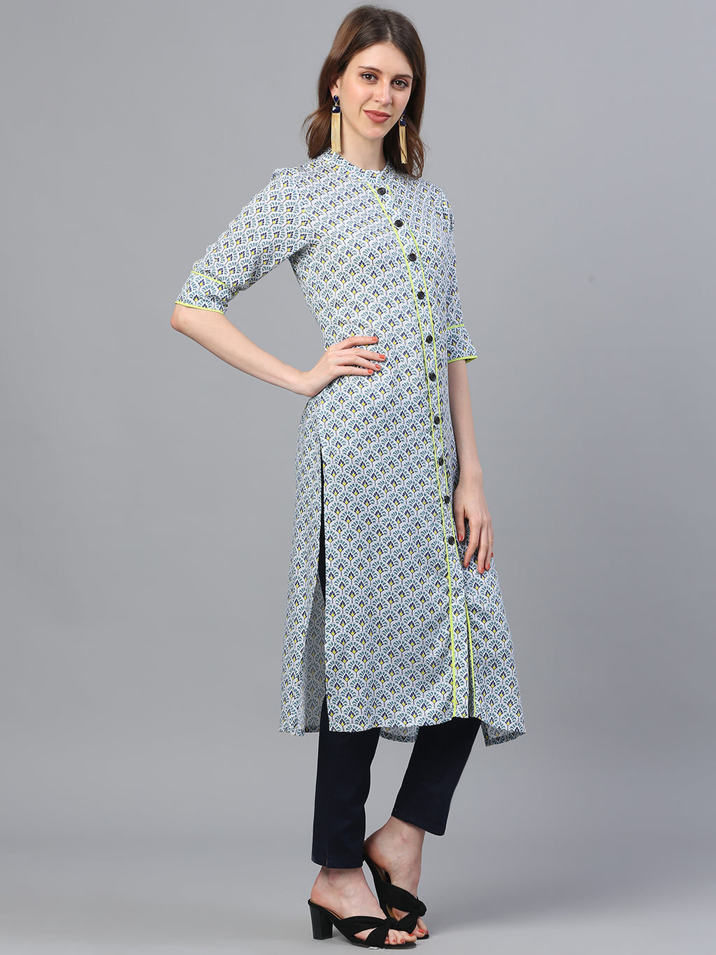 Printed Straight Kurta
