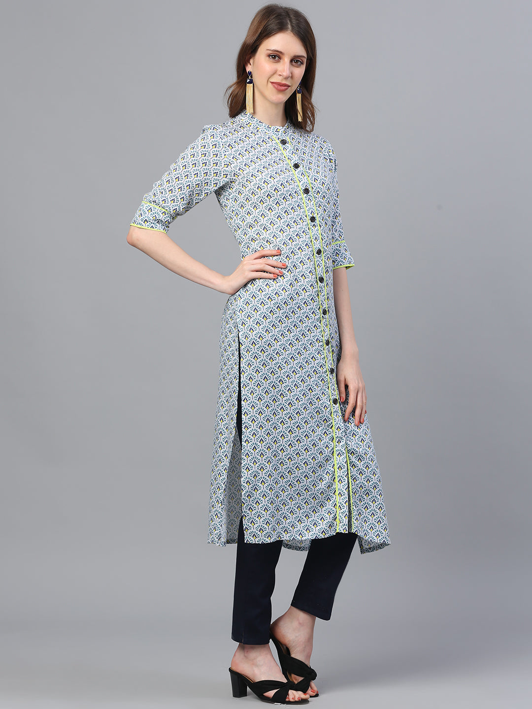 Printed Straight Kurta