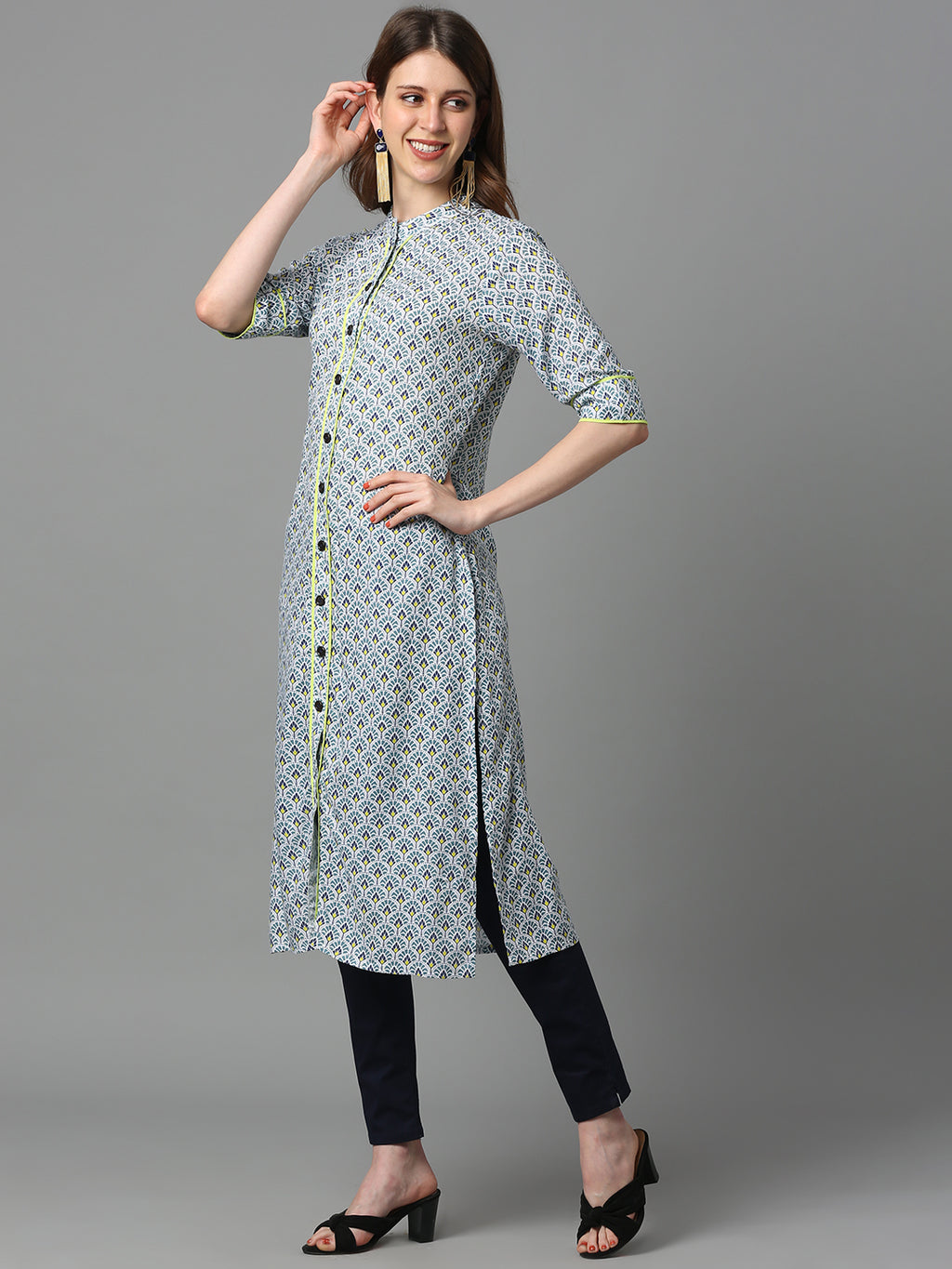 Printed Straight Kurta