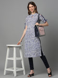 Printed Straight Kurta