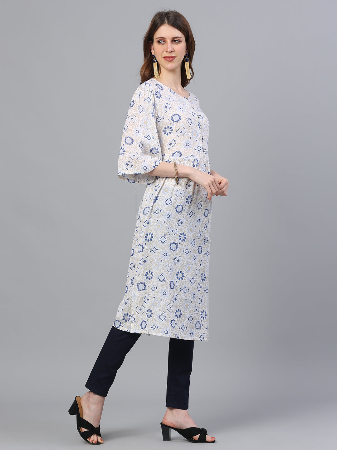 Printed Straight Kurta