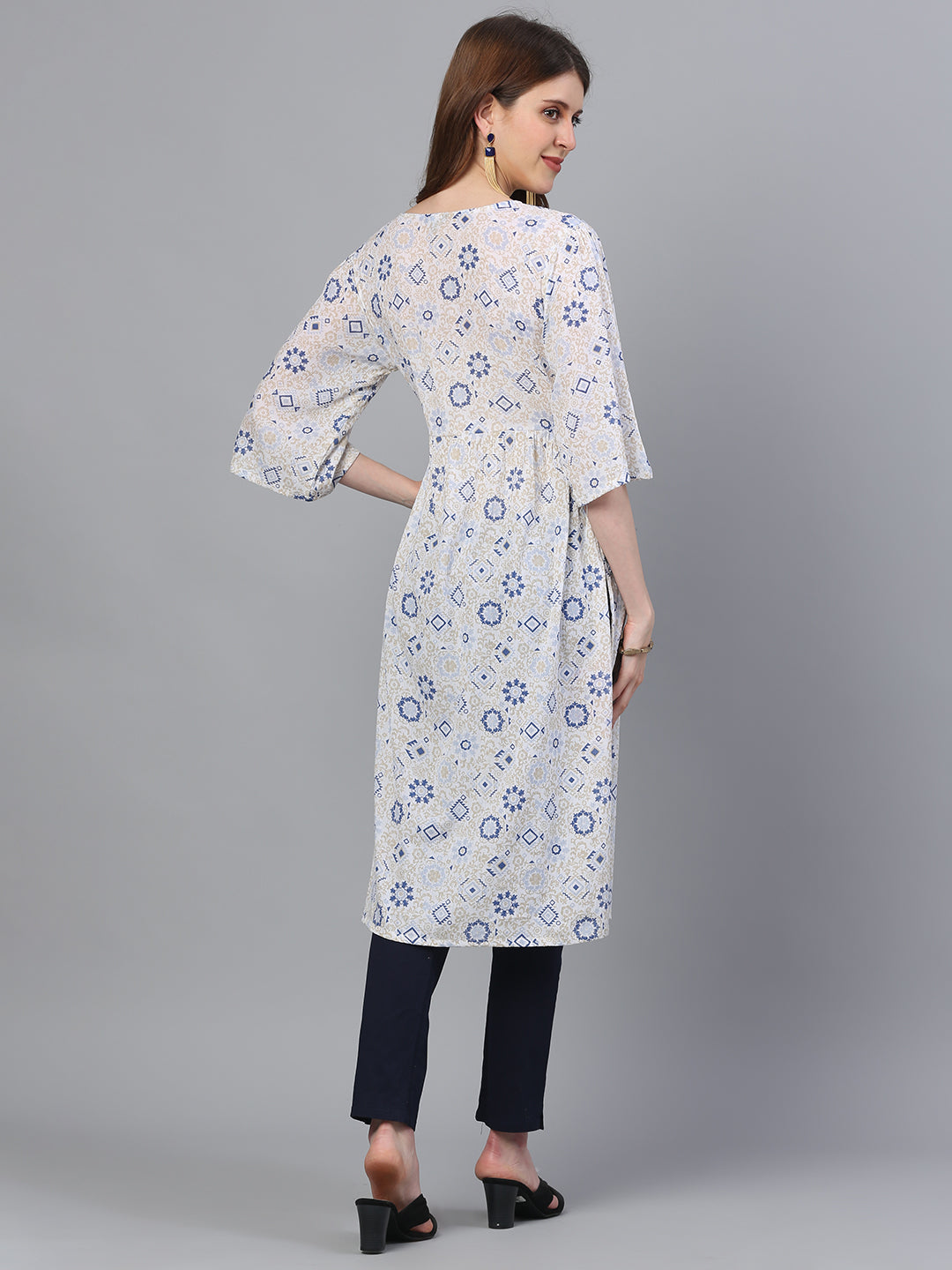 Printed Straight Kurta