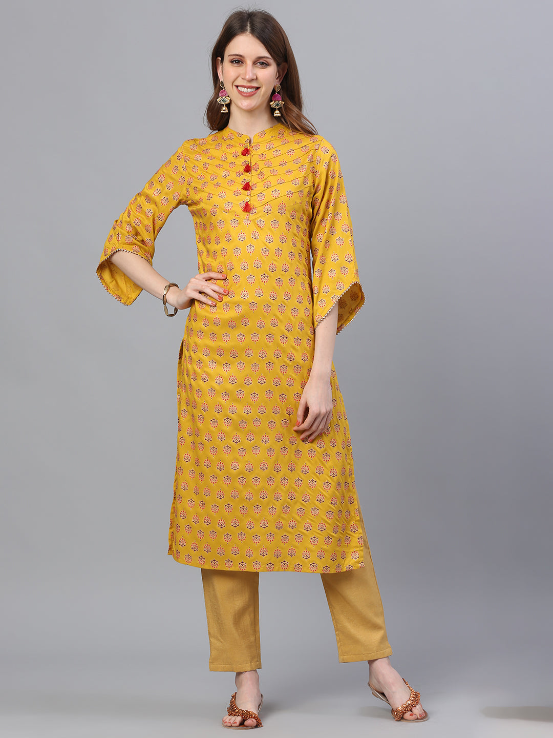 Printed Straight Kurta