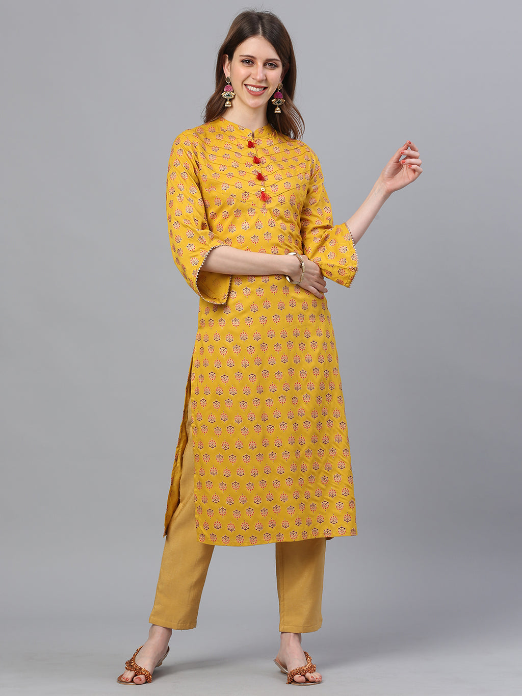 Printed Straight Kurta