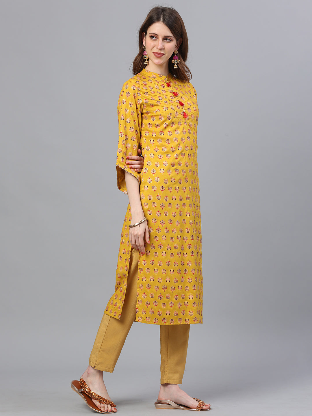 Printed Straight Kurta