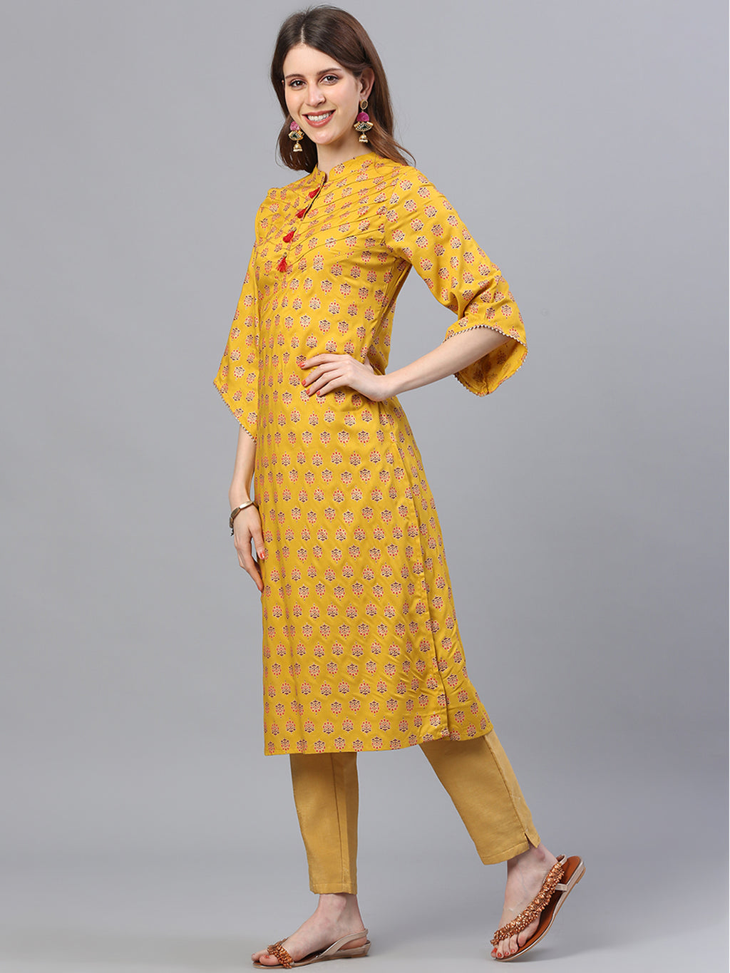Printed Straight Kurta