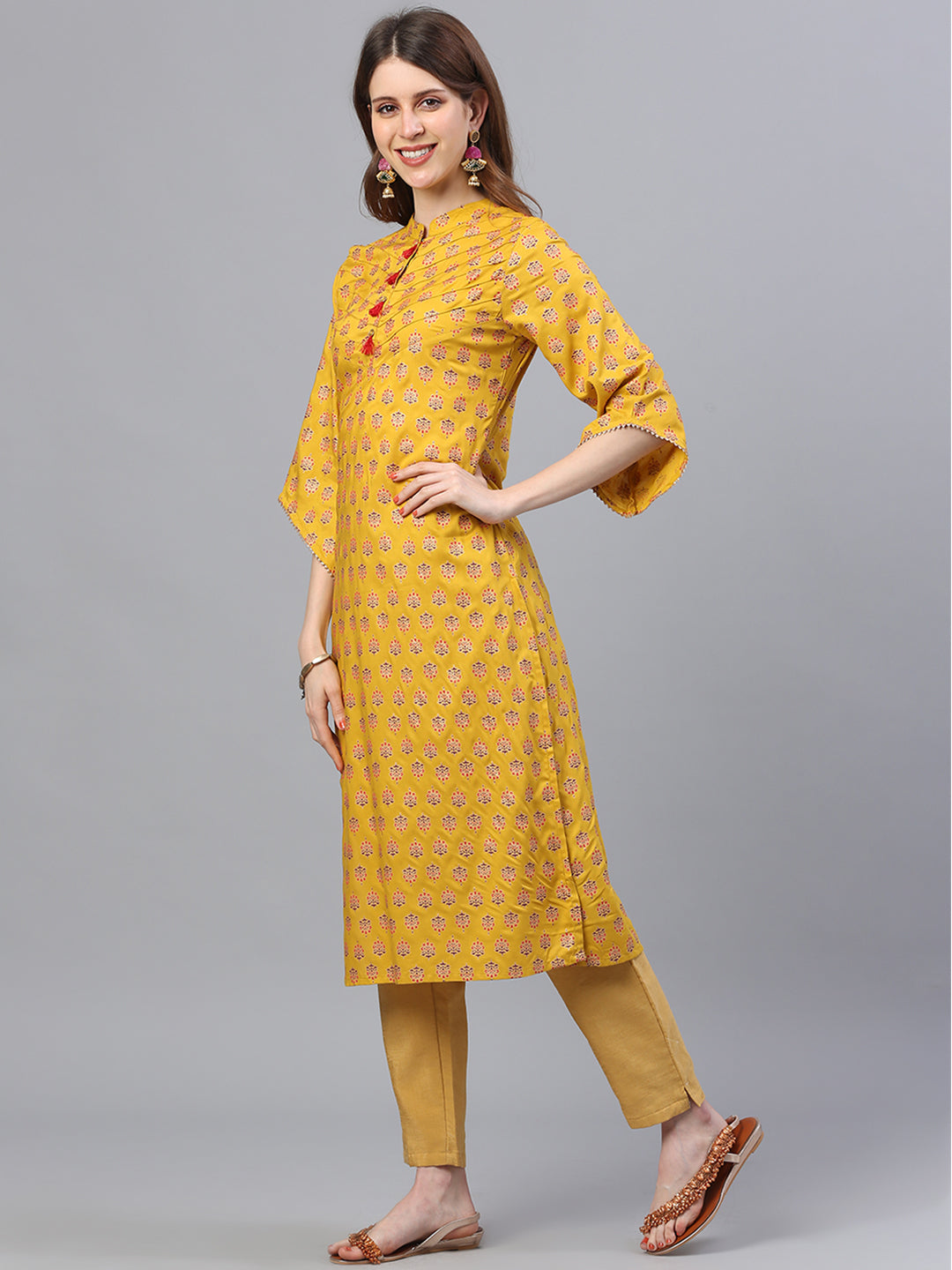 Printed Straight Kurta