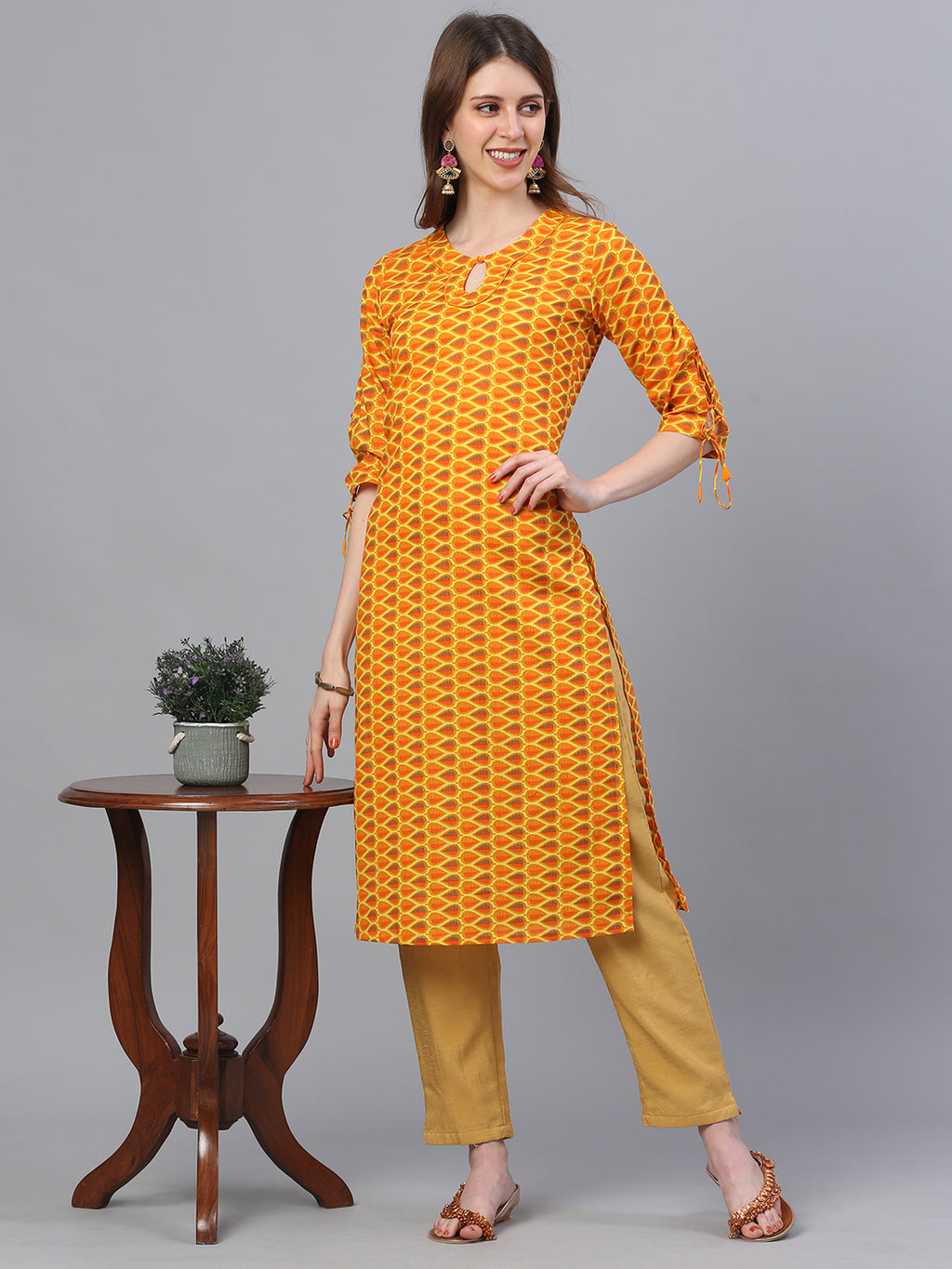 Printed Straight Kurta