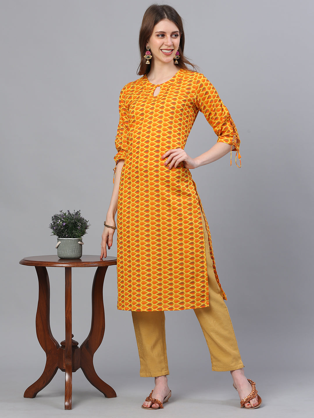 Printed Straight Kurta
