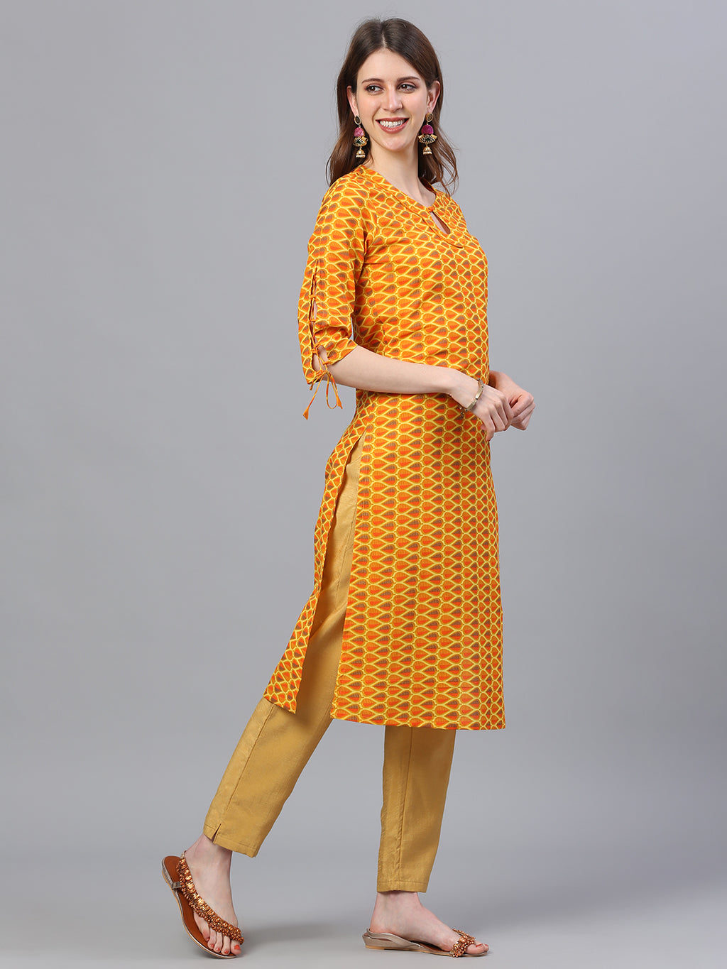 Printed Straight Kurta