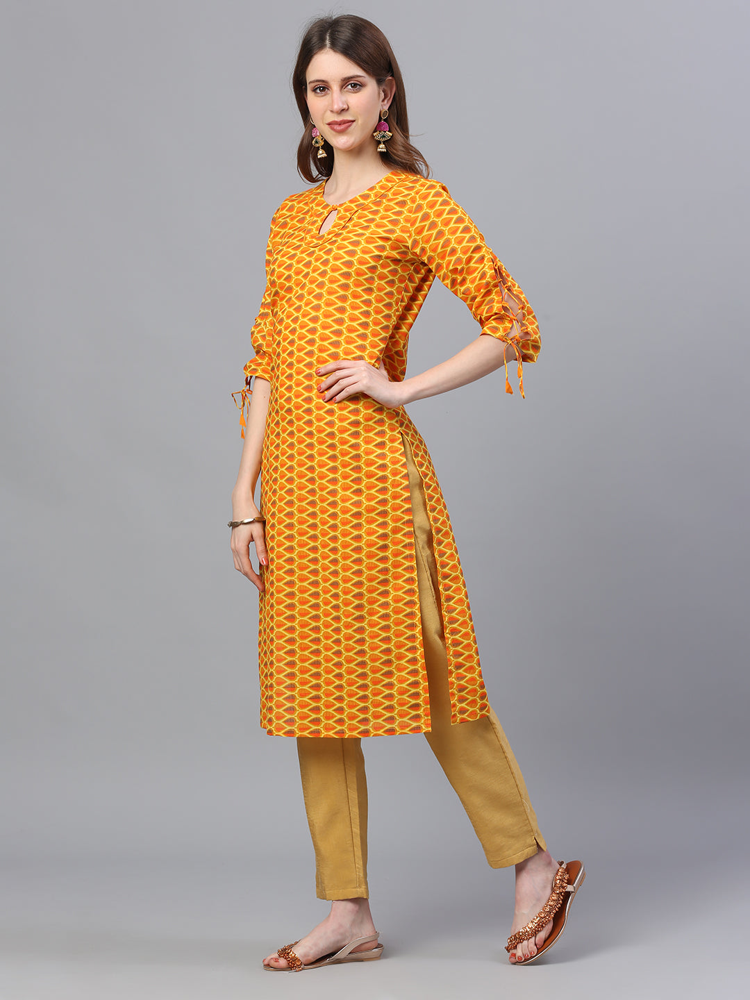 Printed Straight Kurta