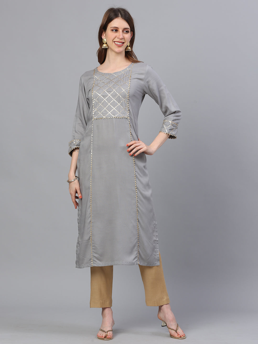 Printed Straight Kurta