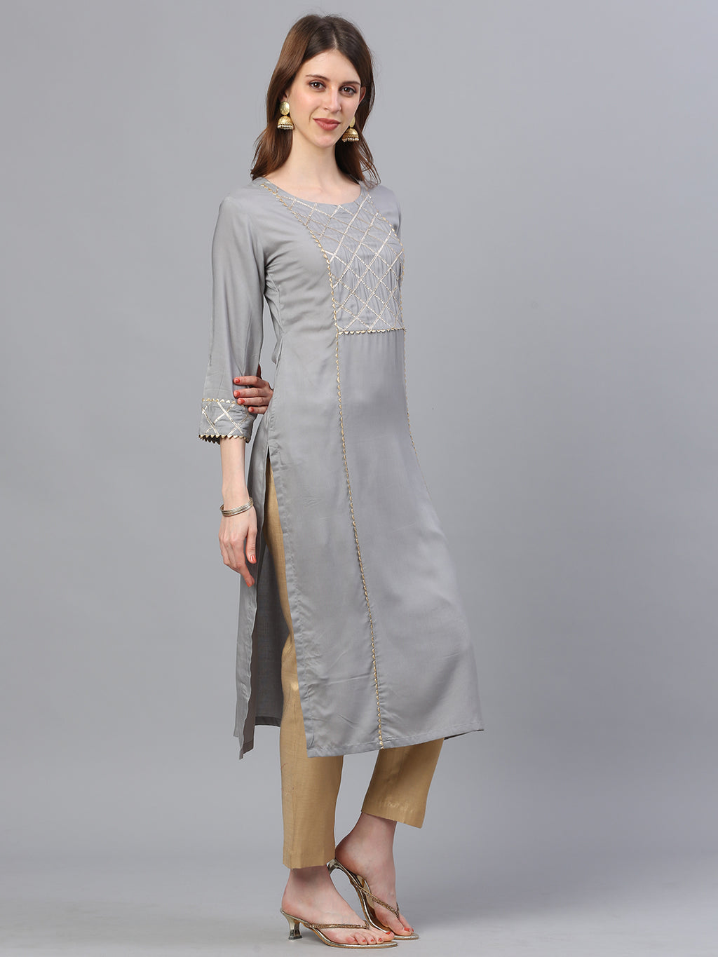 Printed Straight Kurta