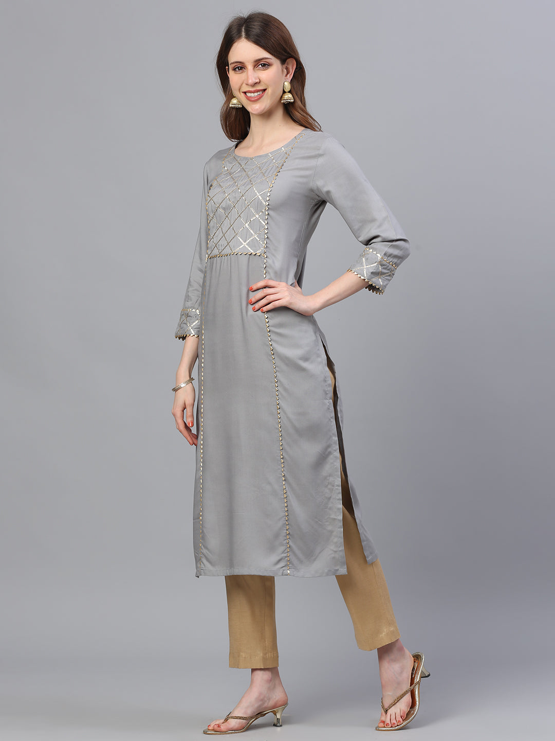 Printed Straight Kurta