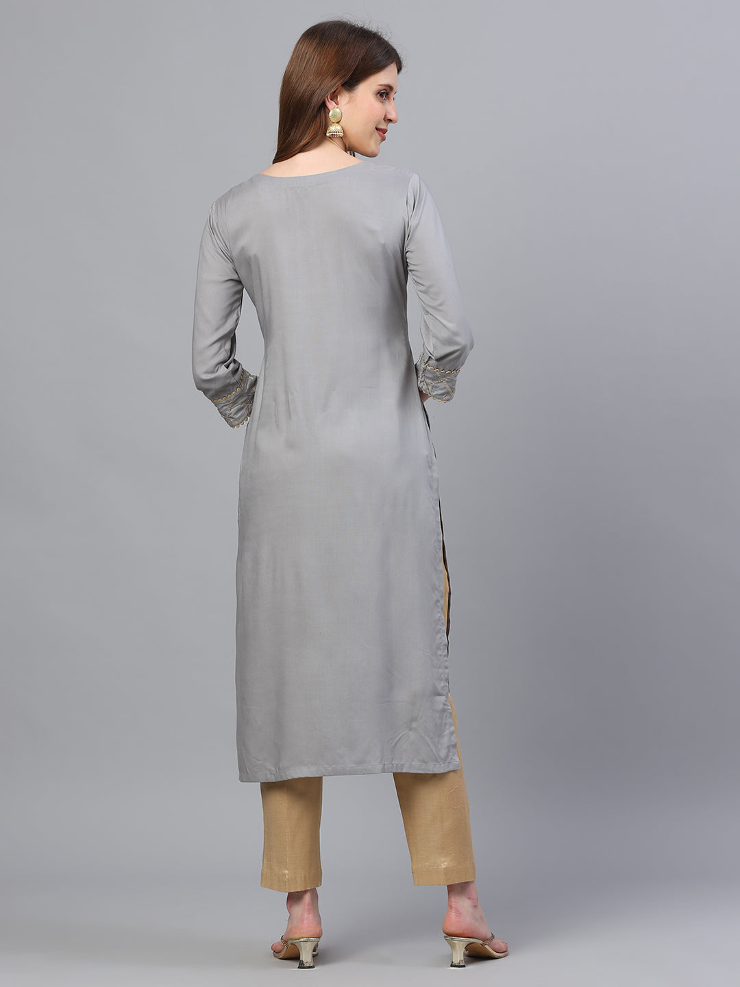 Printed Straight Kurta