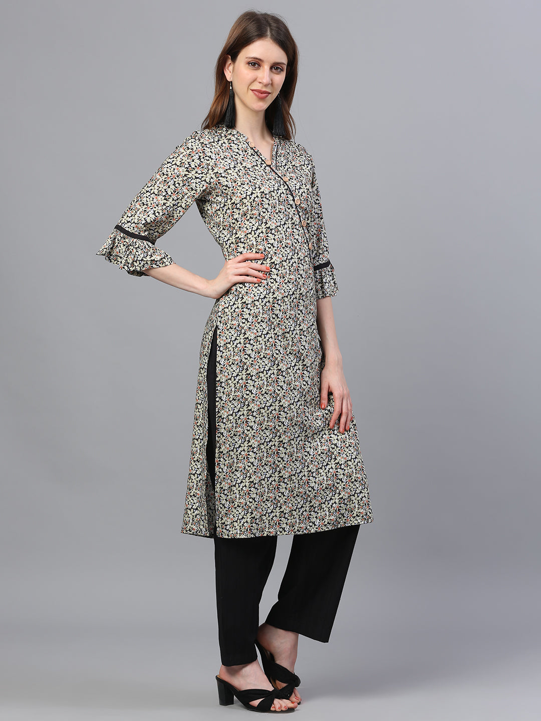 Printed Straight Kurta