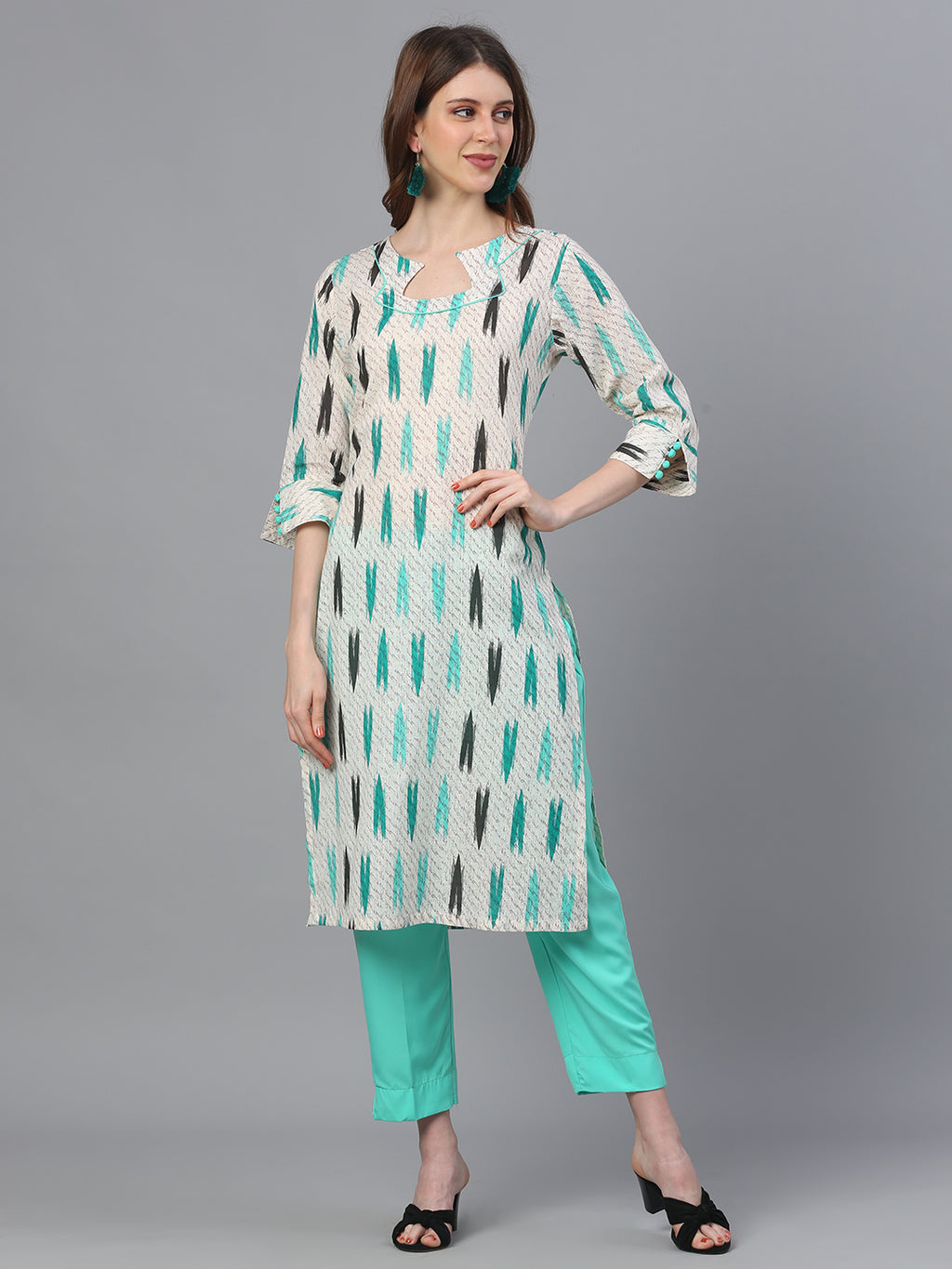 Printed Straight Kurta