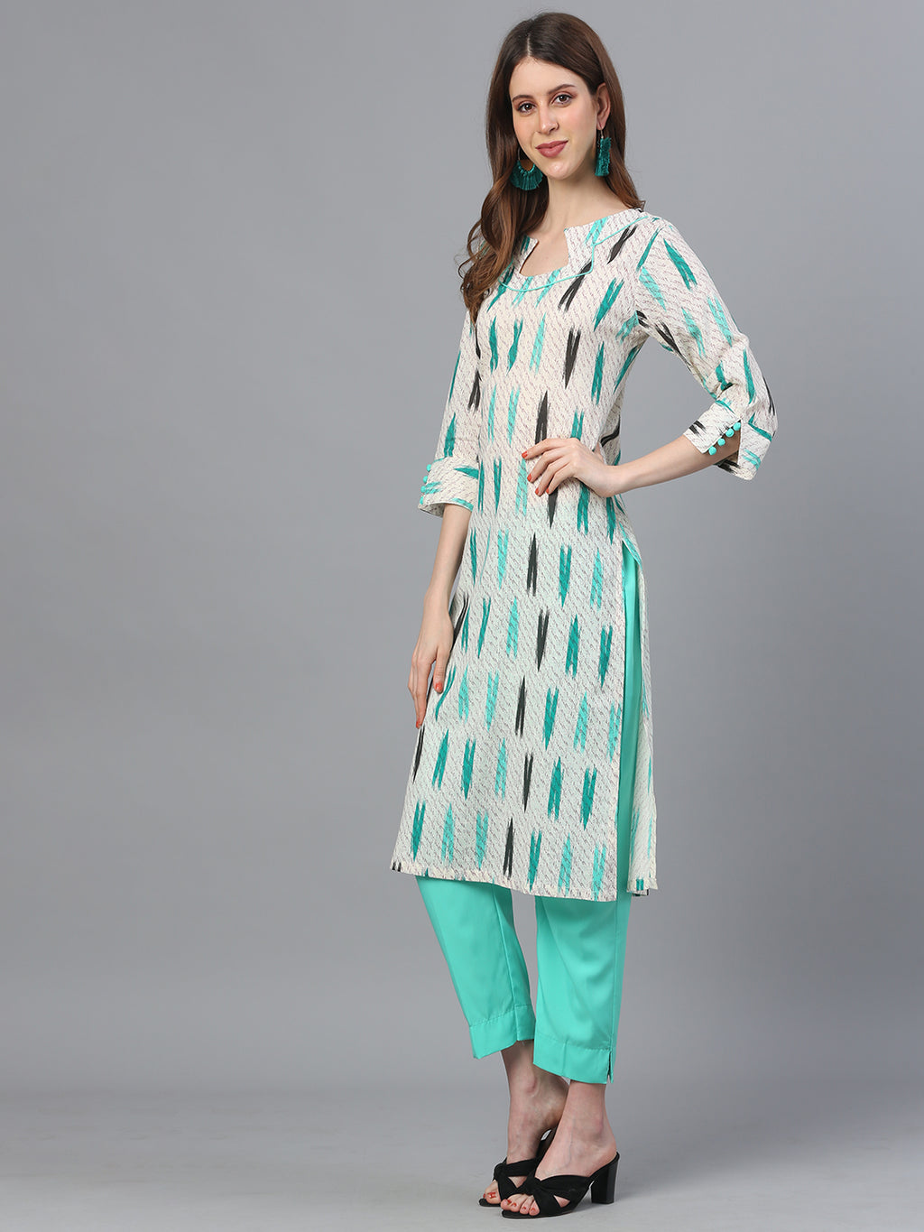 Printed Straight Kurta