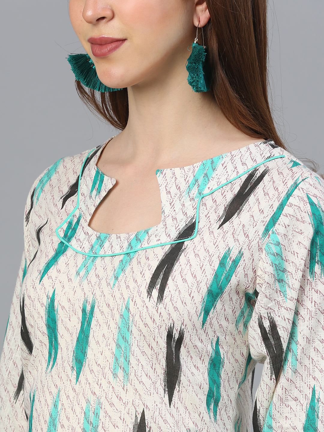 Printed Straight Kurta