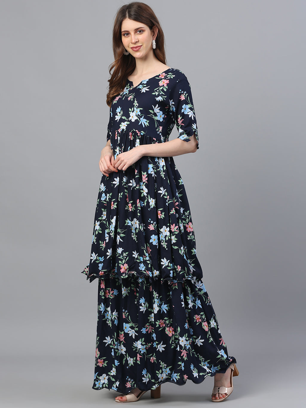 Printed Straight Dress
