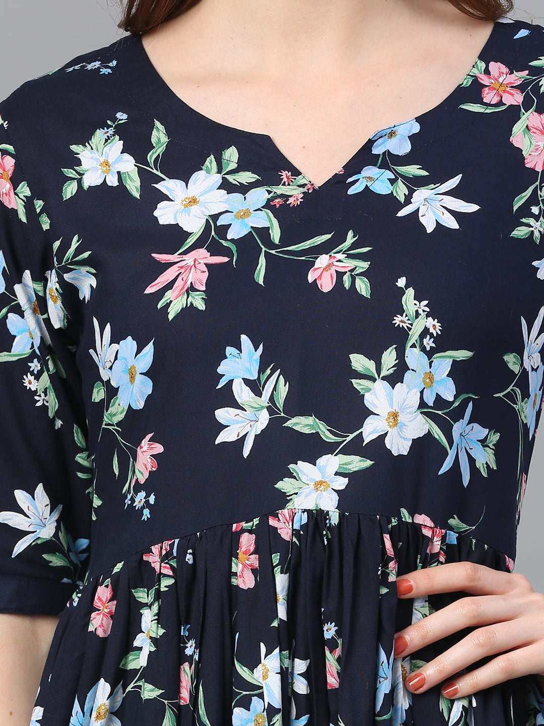 Printed Straight Dress