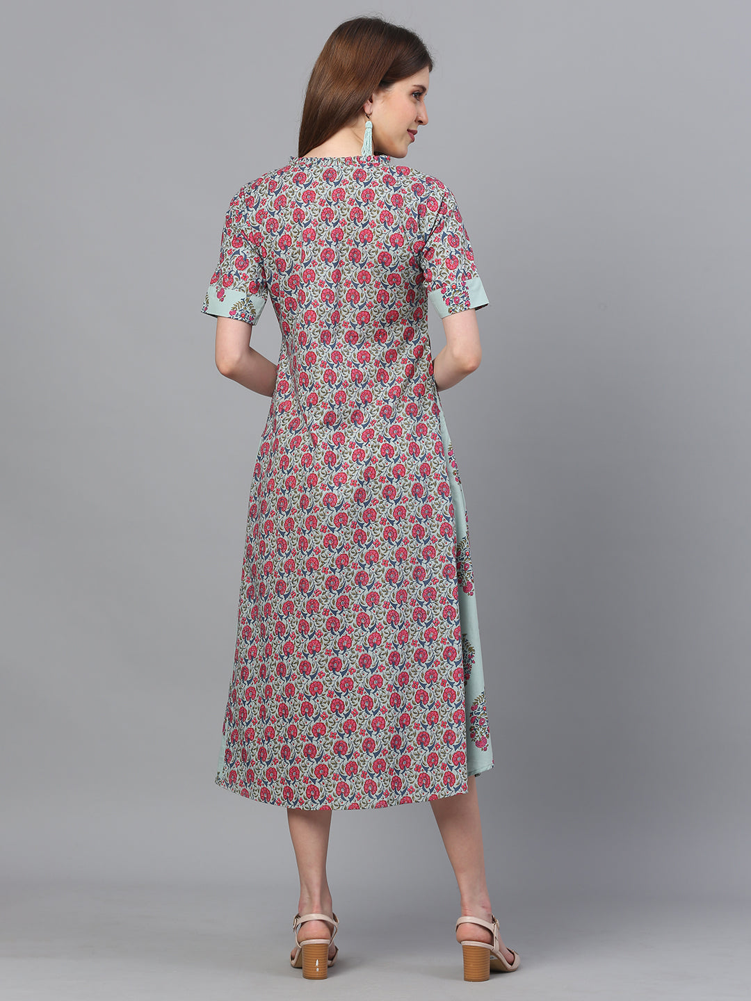 Printed Straight Dress