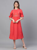 Printed Straight Dress