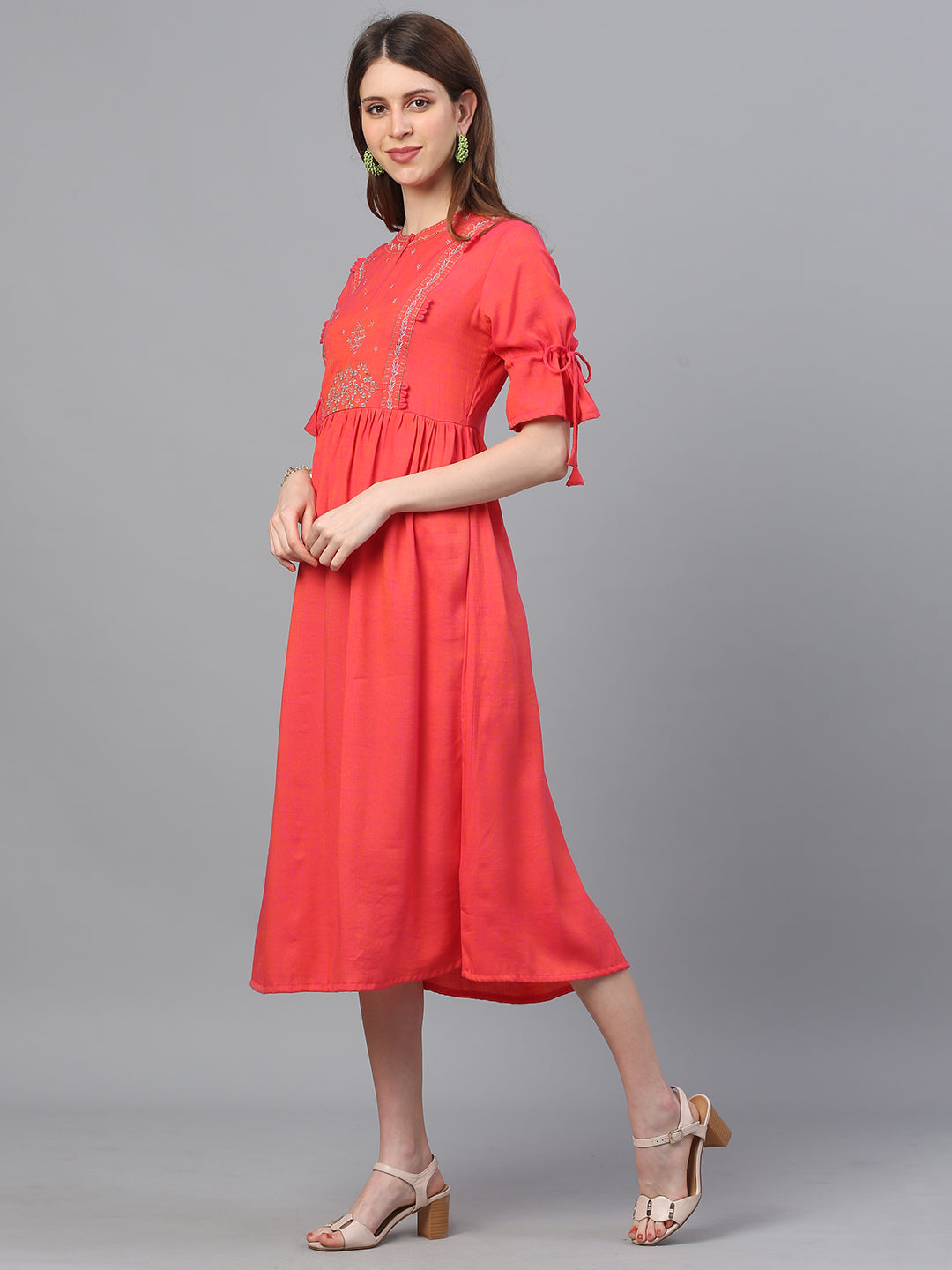 Printed Straight Dress