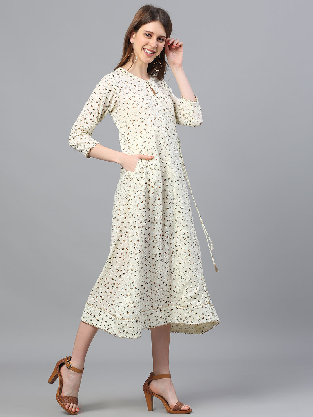 Printed Straight Dress