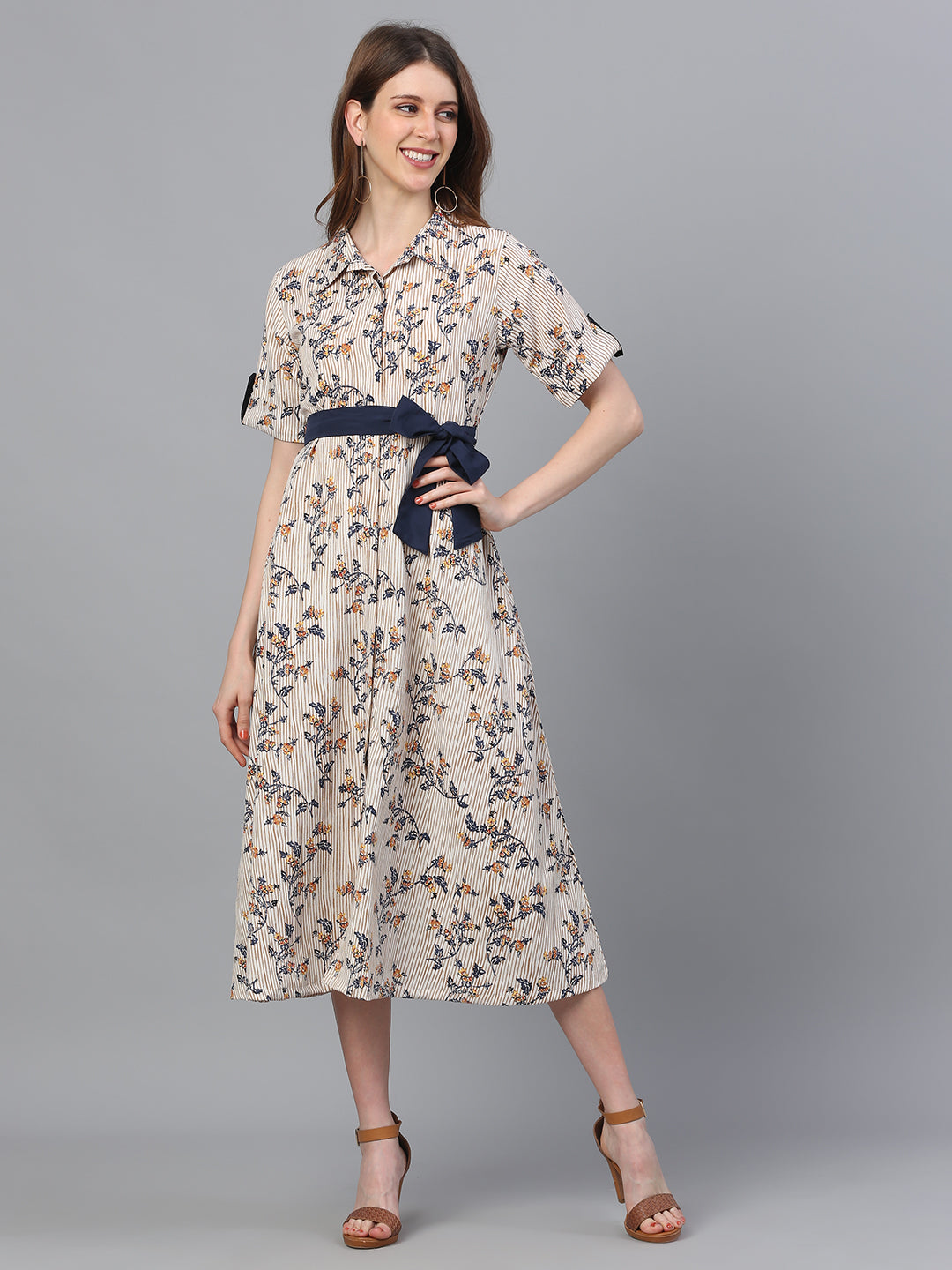 Printed Straight Dress