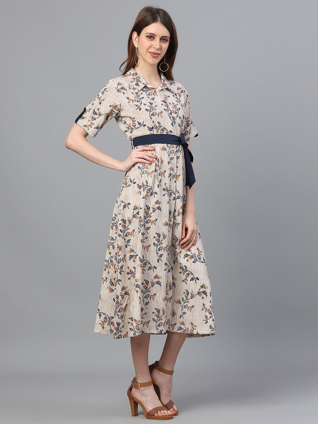 Printed Straight Dress
