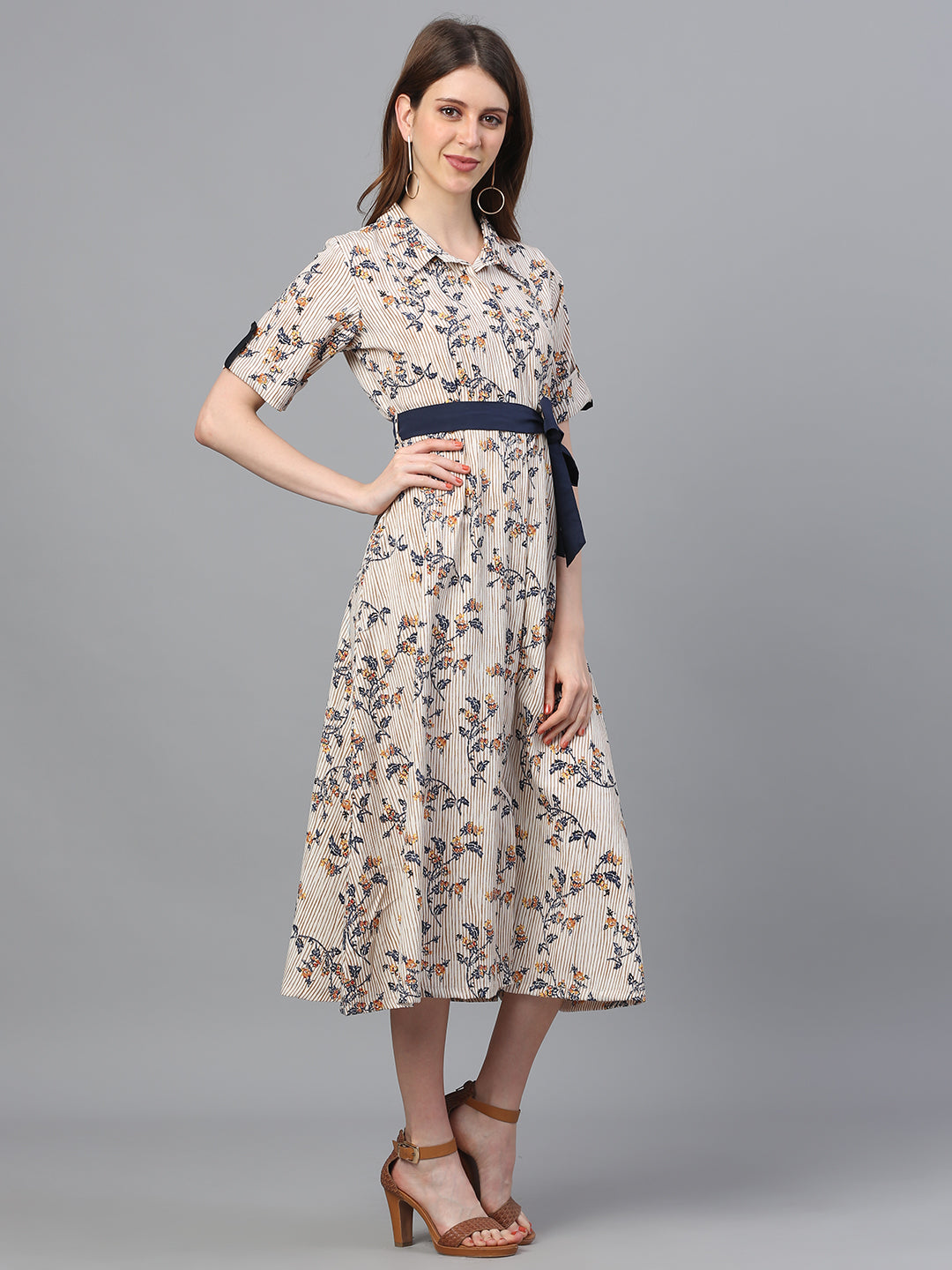 Printed Straight Dress