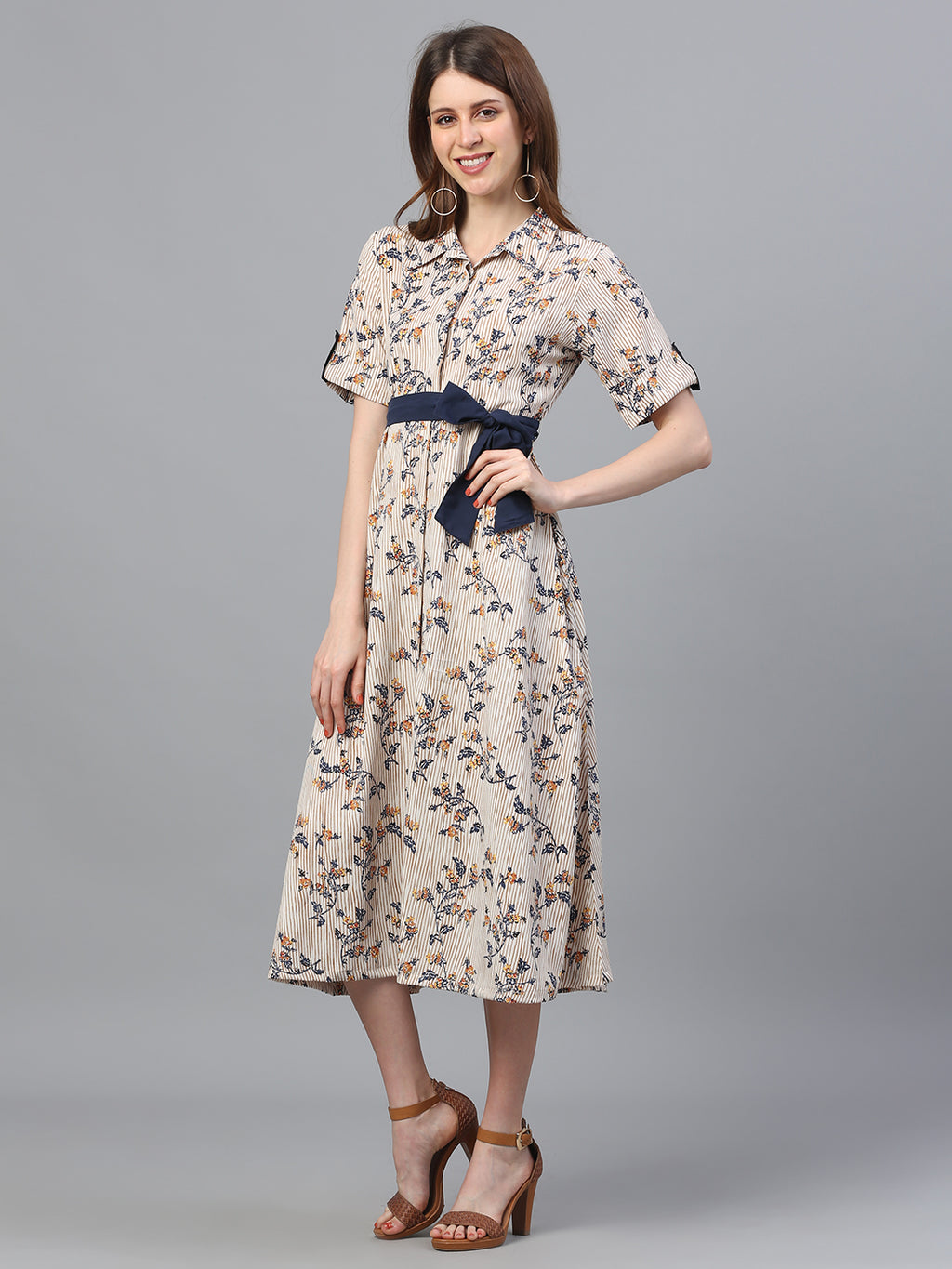 Printed Straight Dress