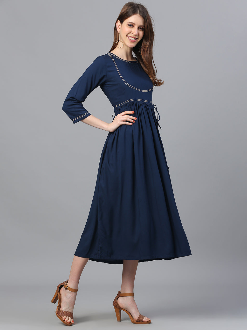 Printed Straight Dress