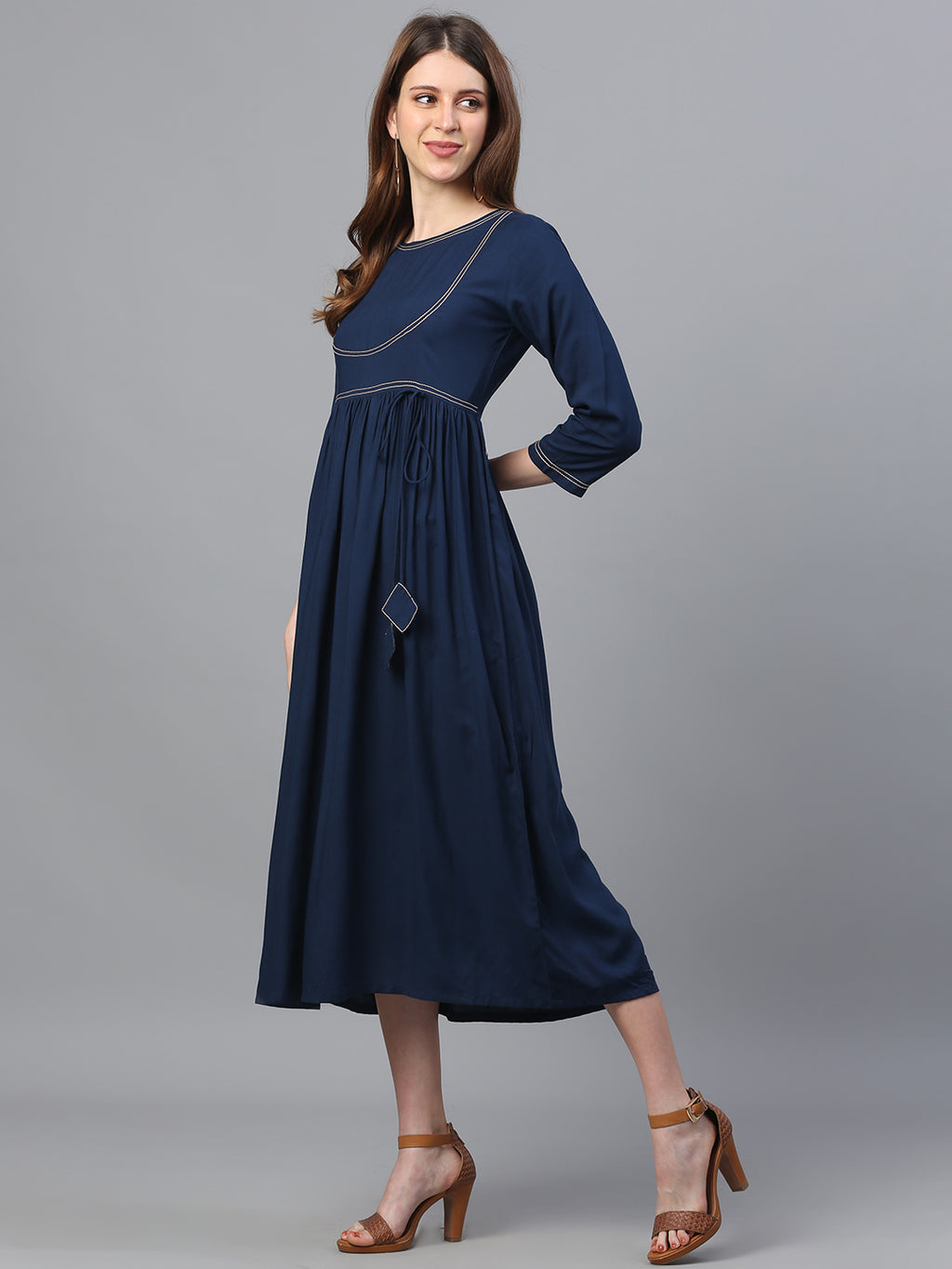 Printed Straight Dress