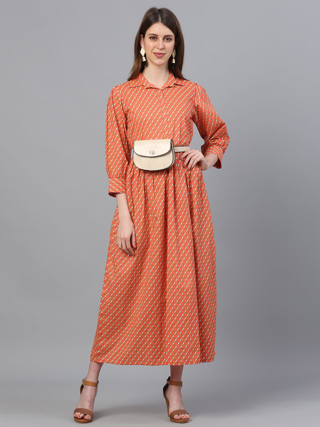 Printed Straight Dress