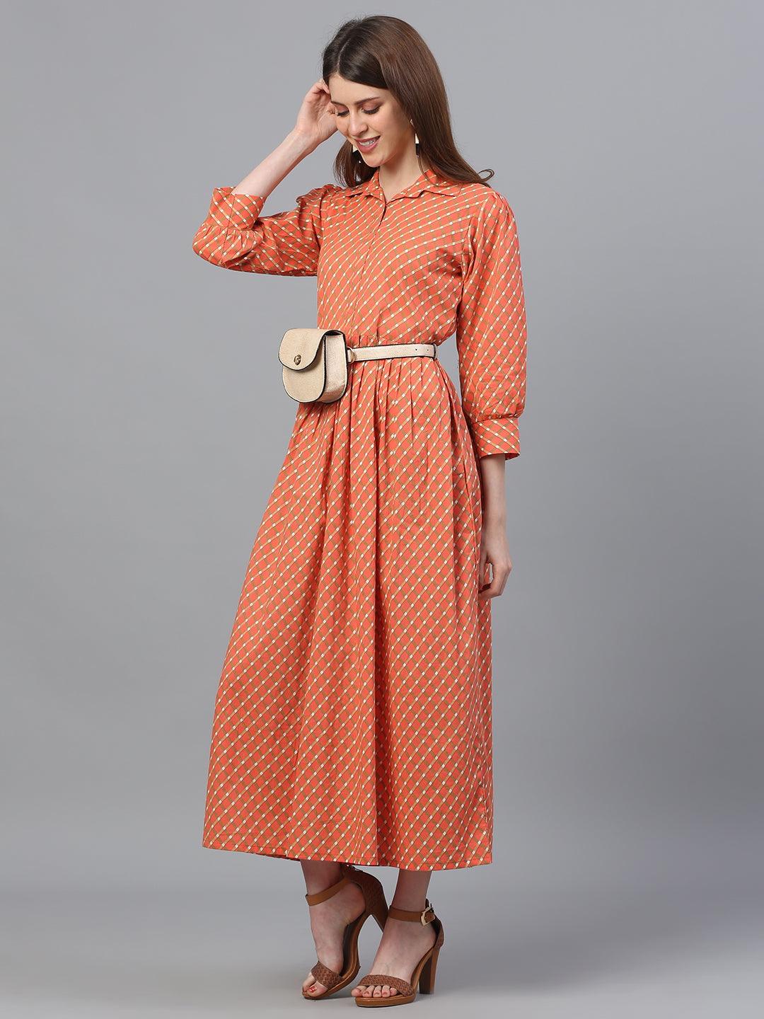Printed Straight Dress