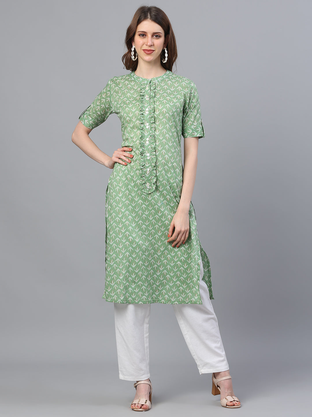 Printed Straight Kurta