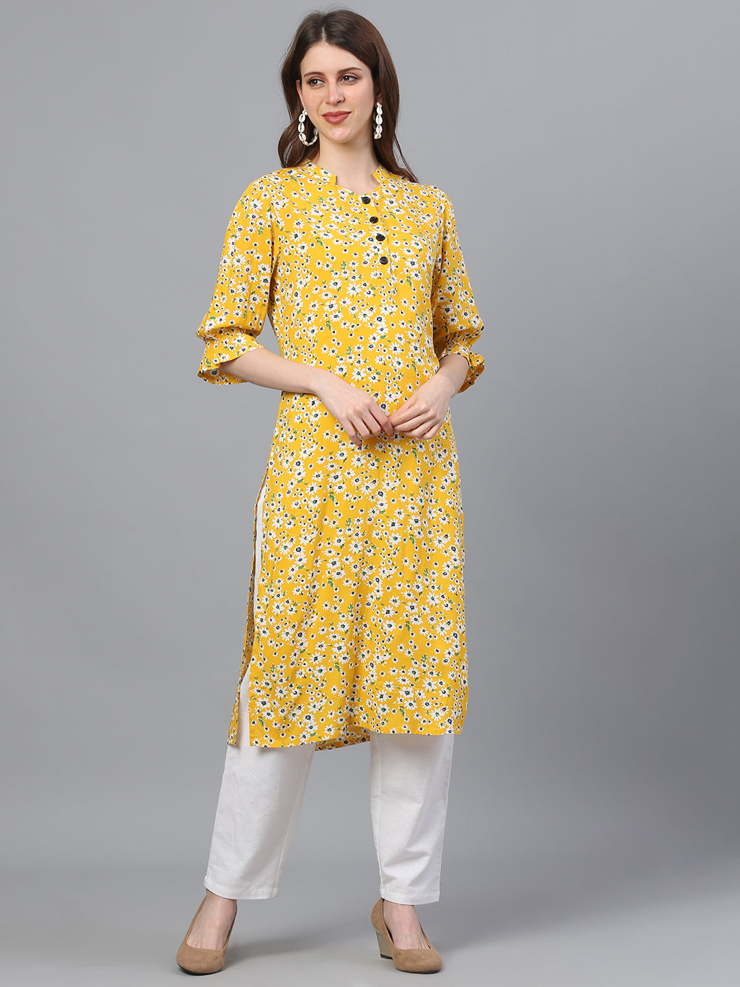 Printed Straight Kurta