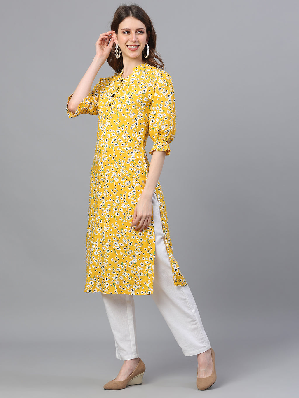 Printed Straight Kurta