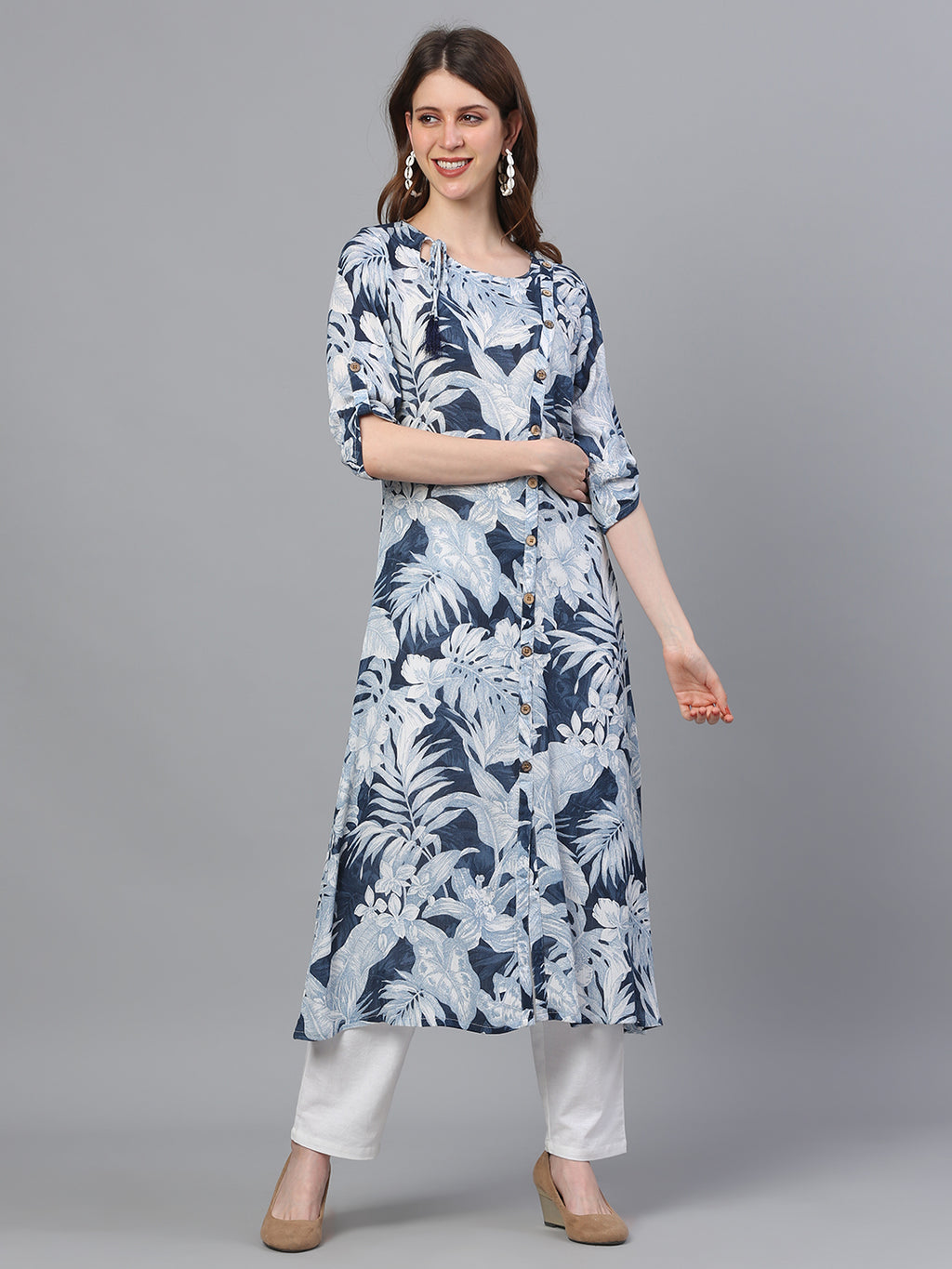 Printed Straight Kurta