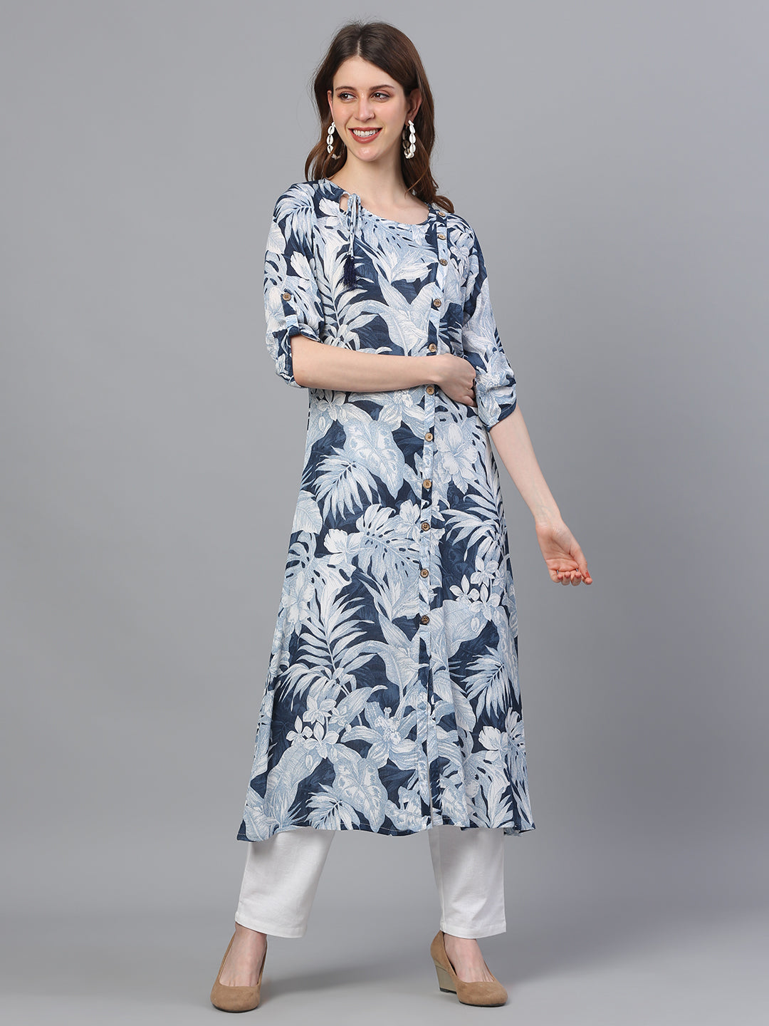 Printed Straight Kurta
