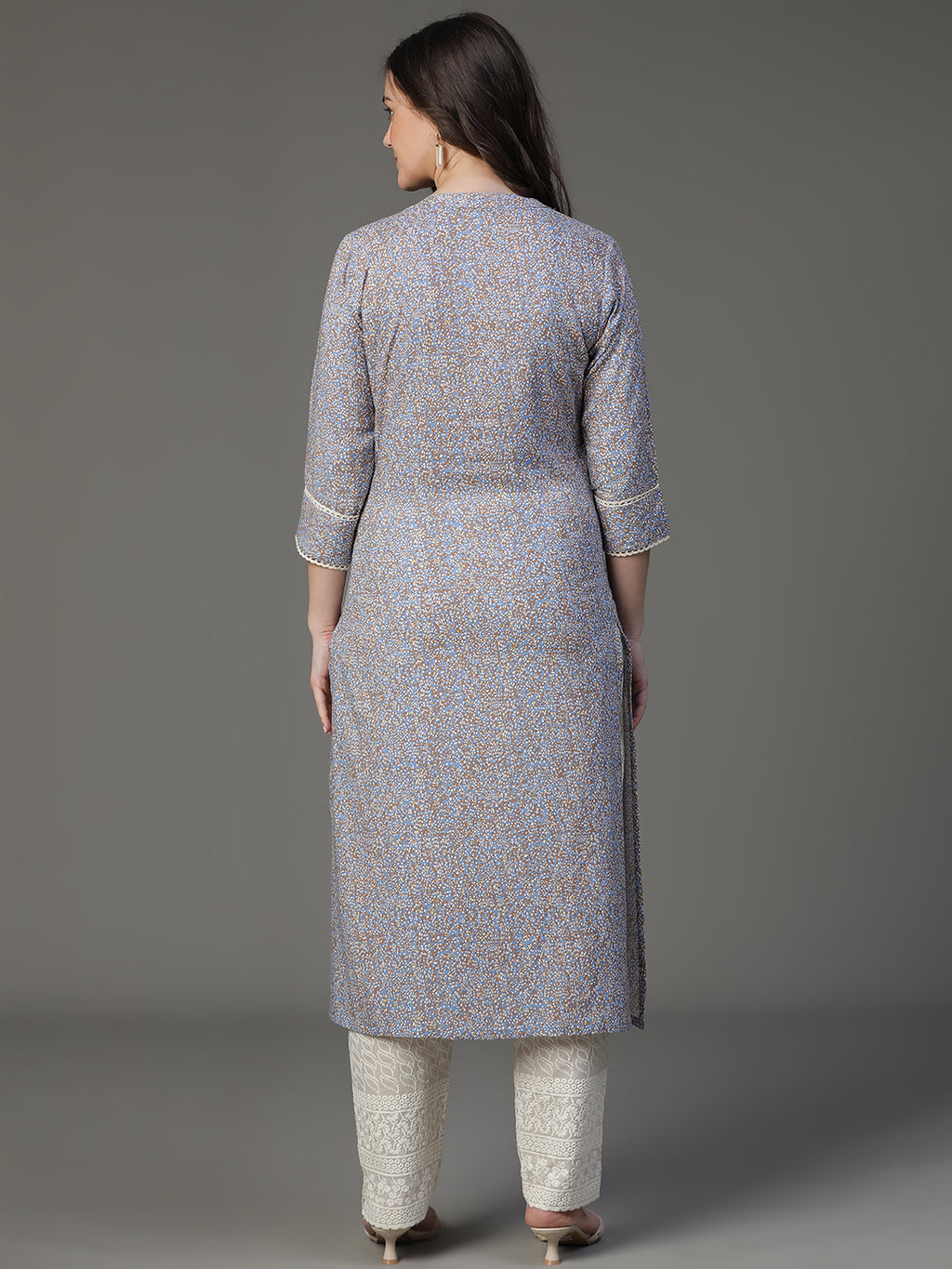 Premium Rayon Blue Women Kurta