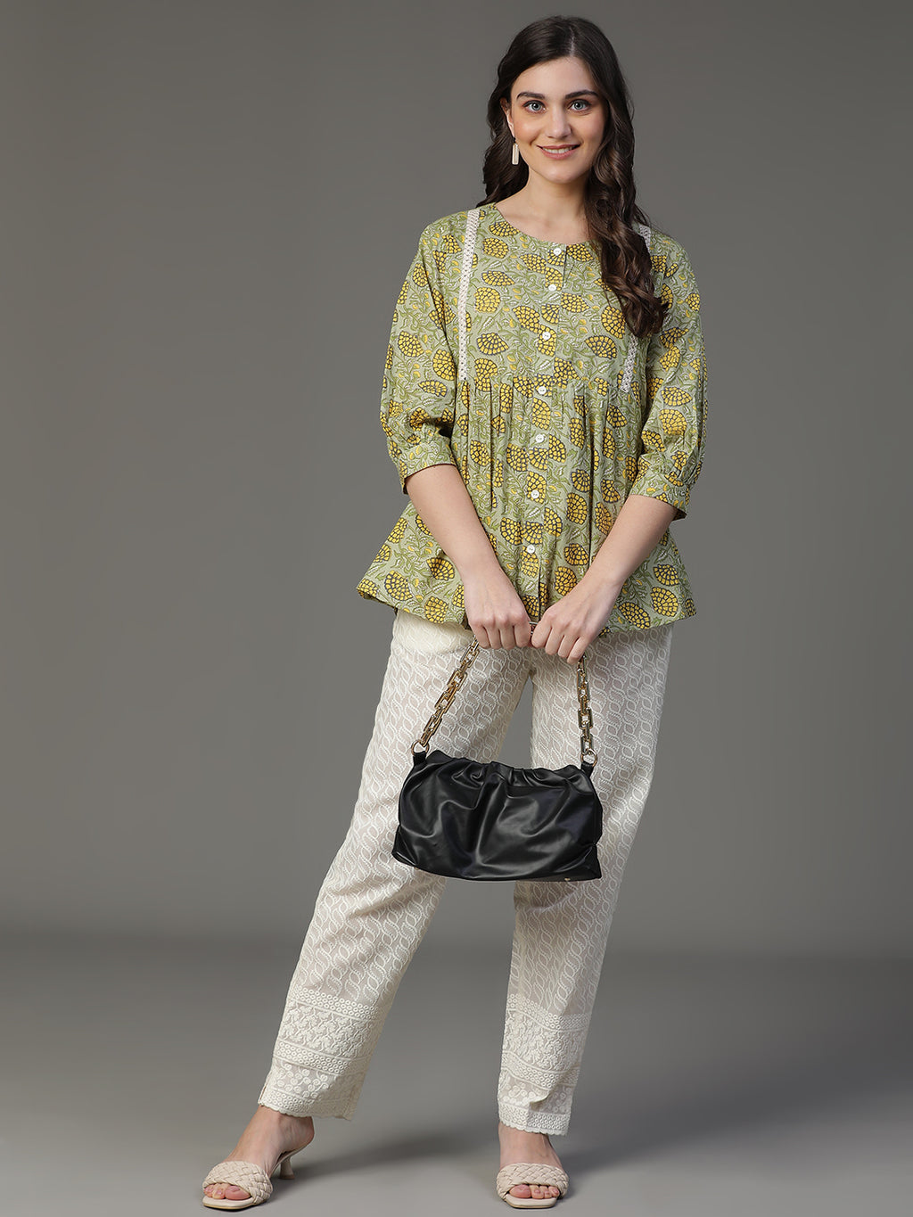 Premium Rayon  Women Short Kurti
