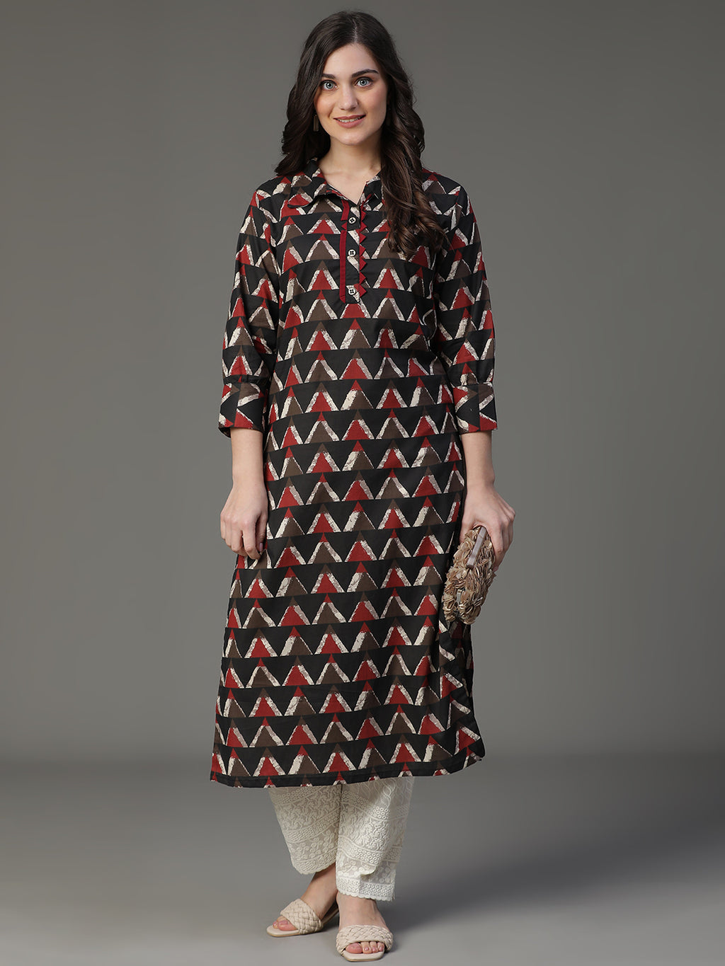 Premium Rayon Brown Women Kurta