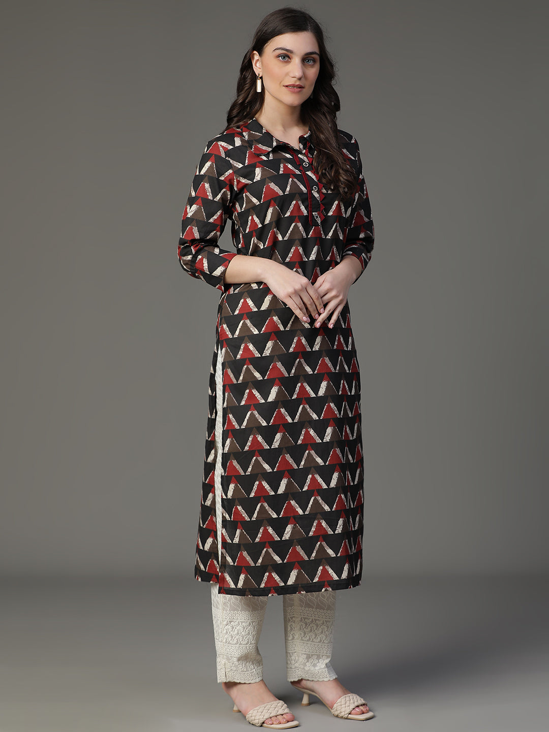 Premium Rayon Brown Women Kurta