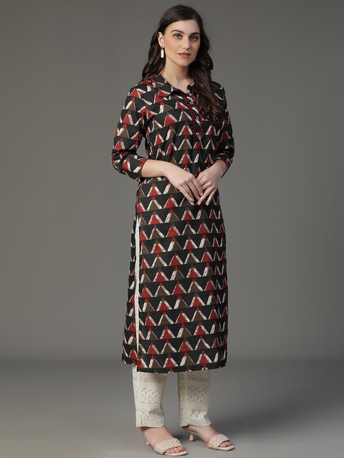 Premium Rayon Brown Women Kurta