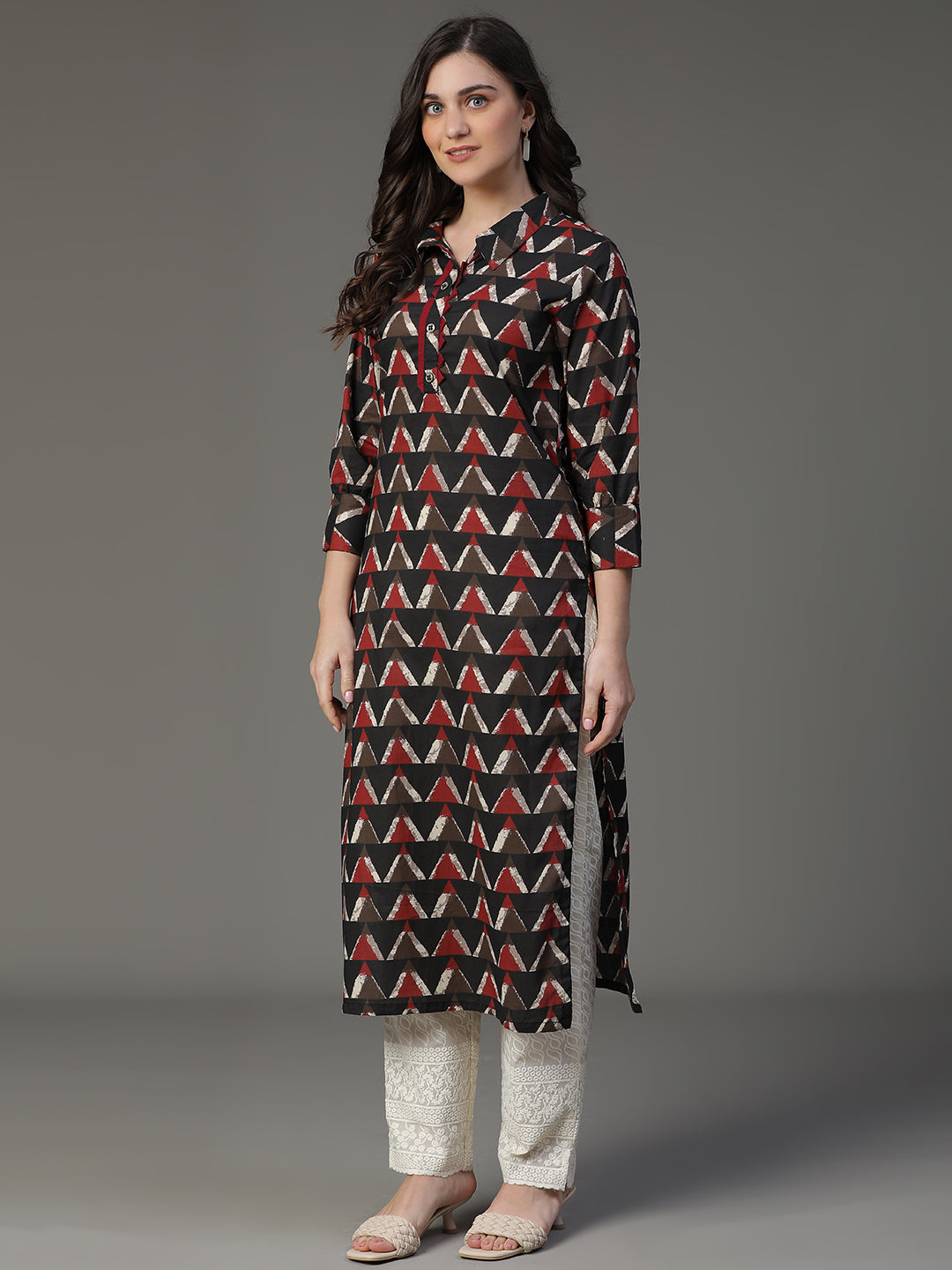 Premium Rayon Brown Women Kurta