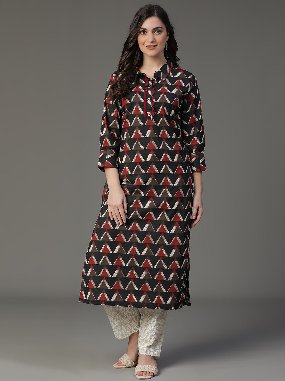 Premium Rayon Brown Women Kurta