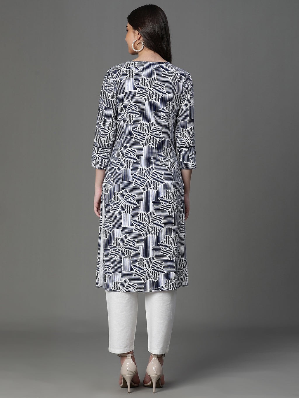 Premium Rayon Blue Women Kurta
